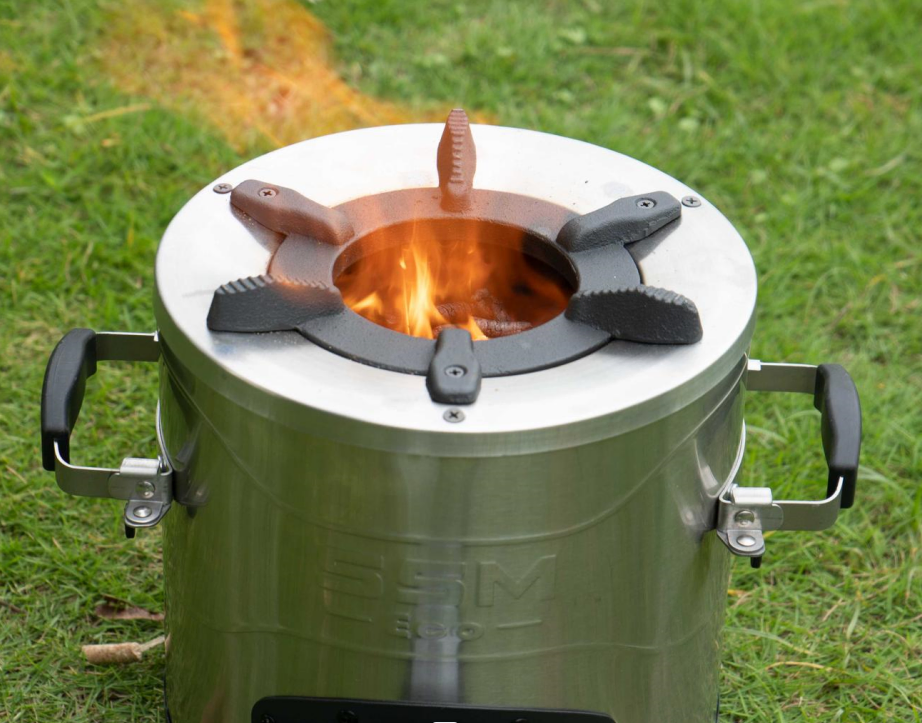 Cooking Indoor Outdoor Pellet Charcoal Fan Stove