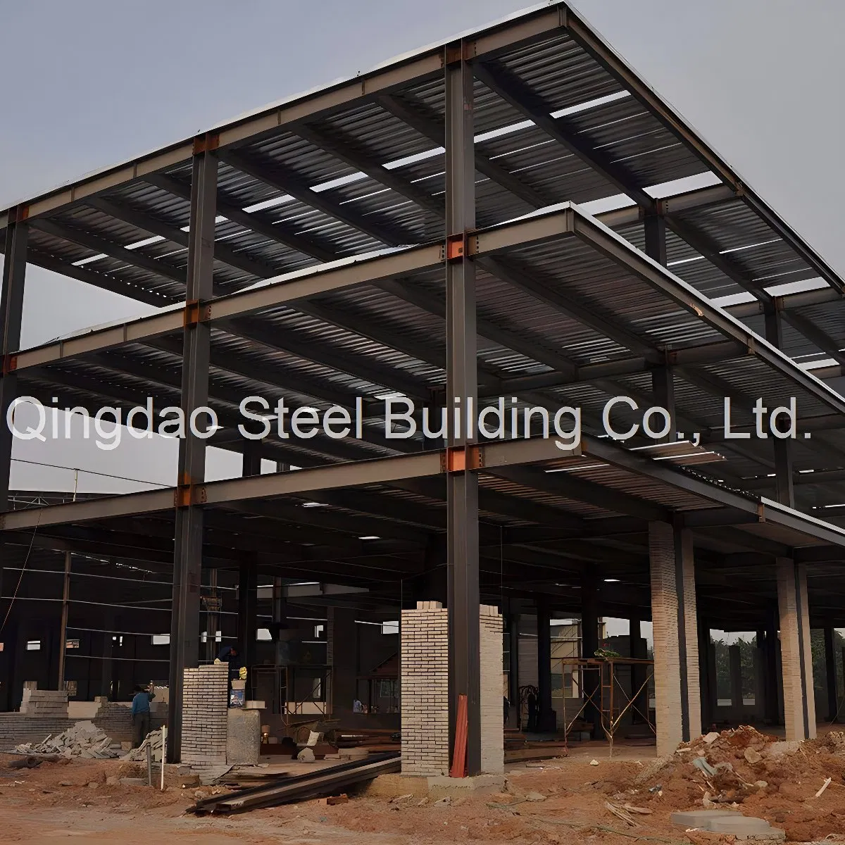 Prefabricated Multi Floor Steel Structure Building for Steel Structure Warehouse/Workshop/Hotel/Office/Apartment