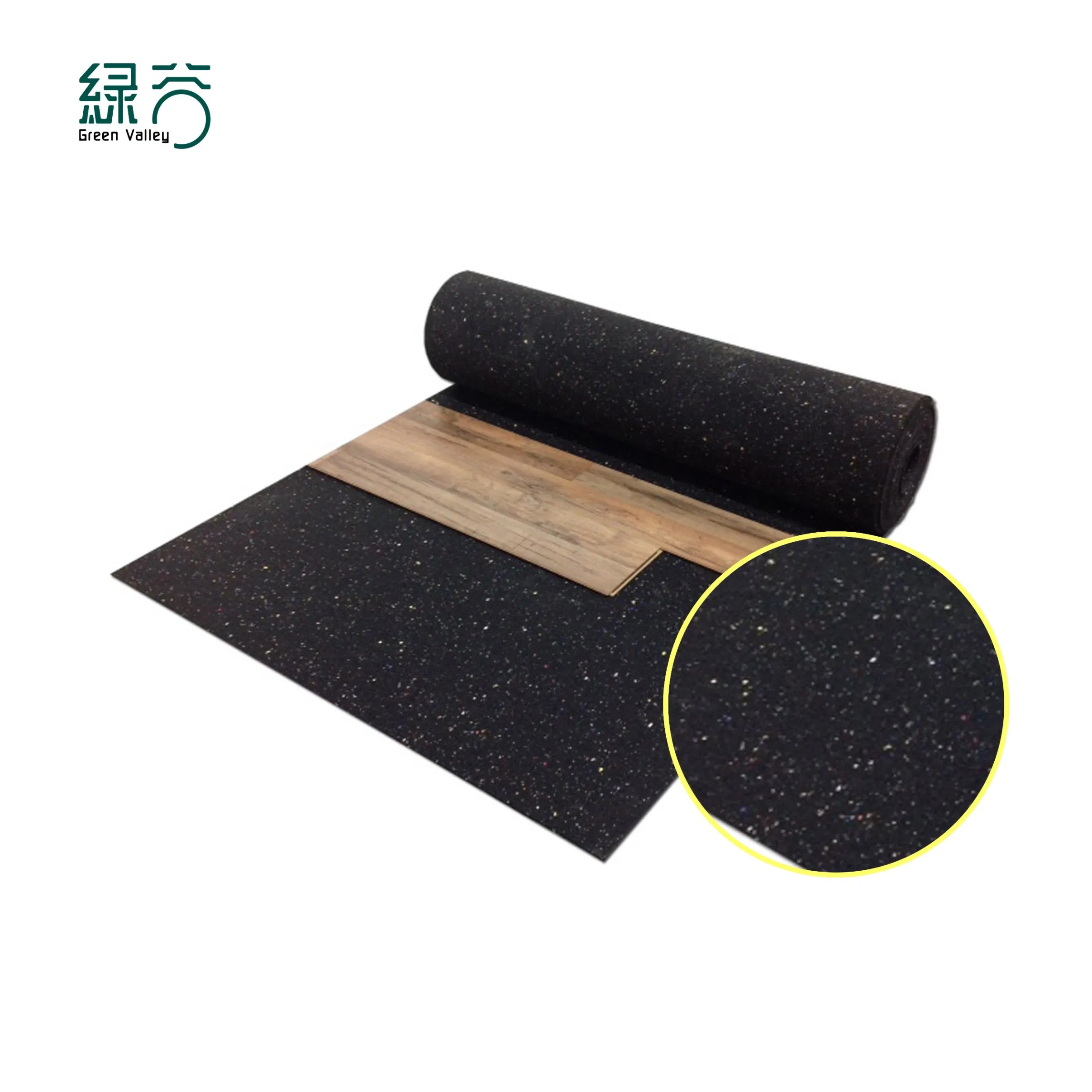 Impact Sound Reduction Approved Anti-Shock Building Material Underlayment Rubber Mat