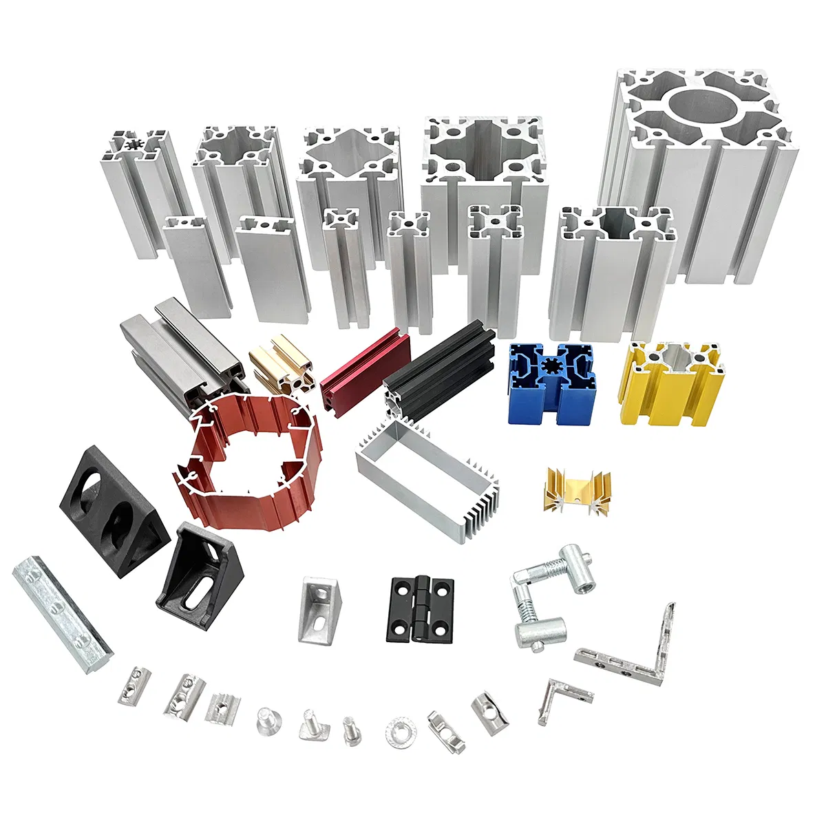 Premium 6000 Series Silver Anodized Aluminum Profile for Conveyor Systems