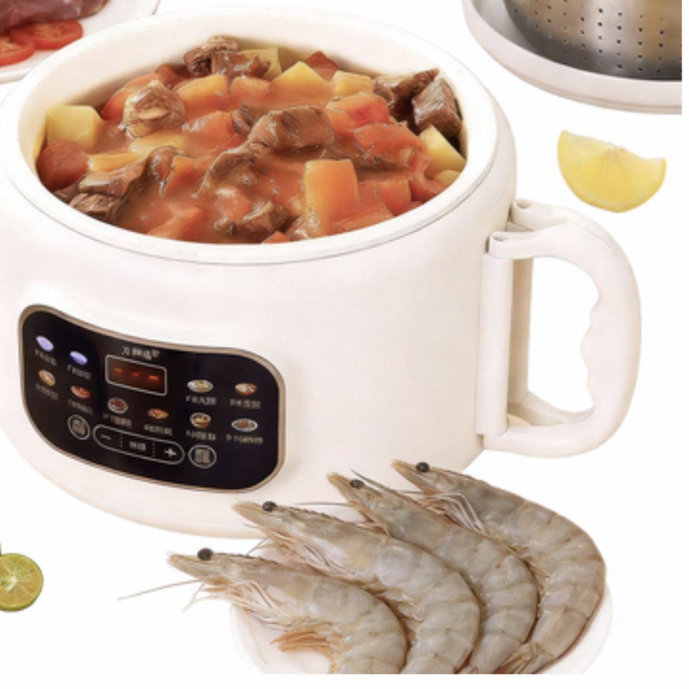 3L Low Sugar Ceramic Inner Pot Rice Cooker 4-5 People Reservation
