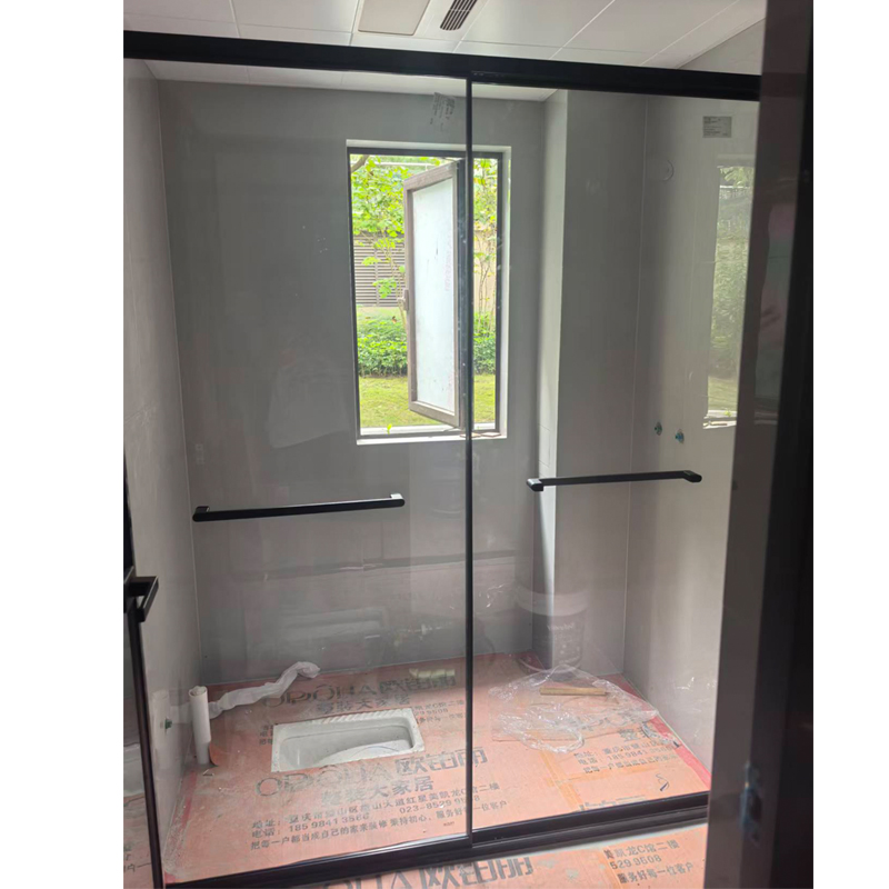 Bathroom Use Sliding Glass Door Shower Partition Wall by Charmo Custom Size