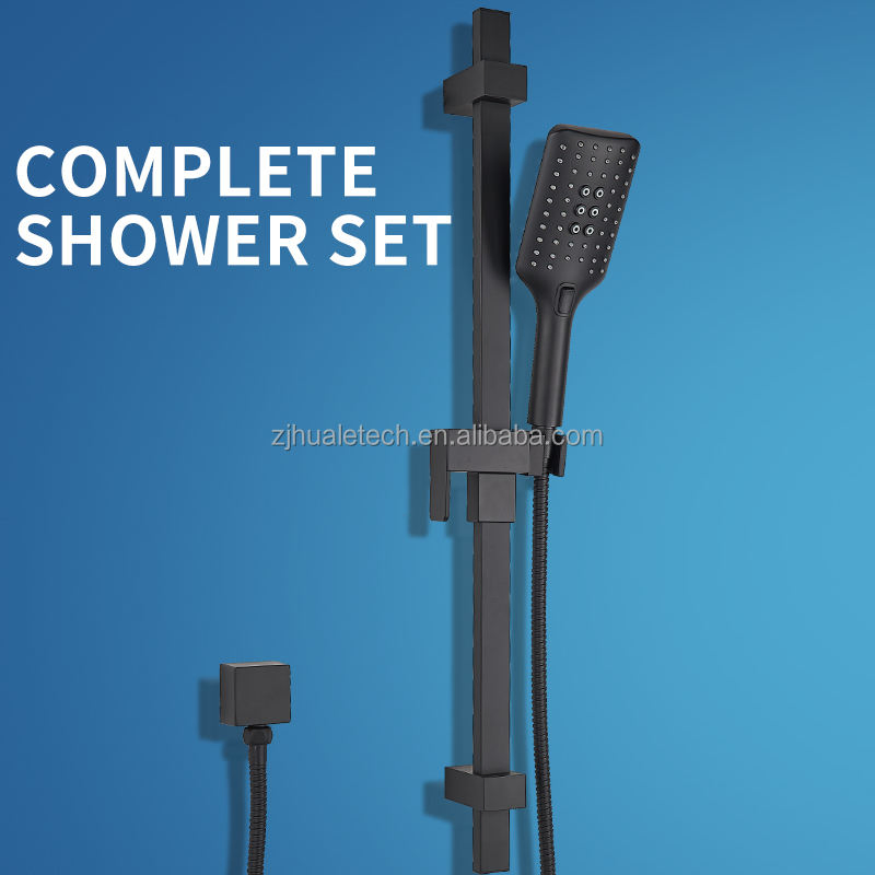 Sr-23 Stainless Steel Wall Mounted Shower Sliding Bar Slider Adjustable Shower Bar