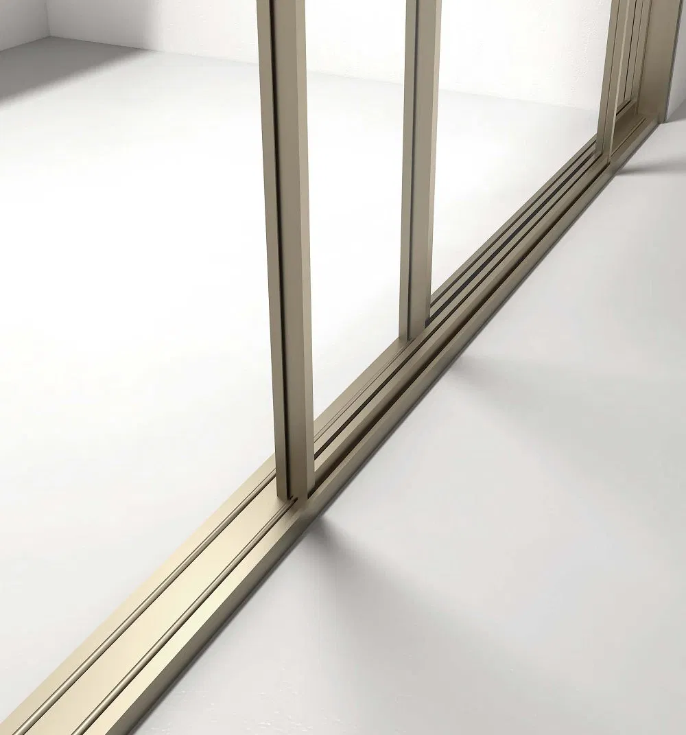 Luxurious Sliding Shower Enclosure with Tempered Glass Design