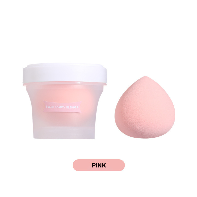 Super Soft Purple Marshmallow Sponge Private Label Latex Free Peach Marshmallow Makeup Sponge Coffee Cup