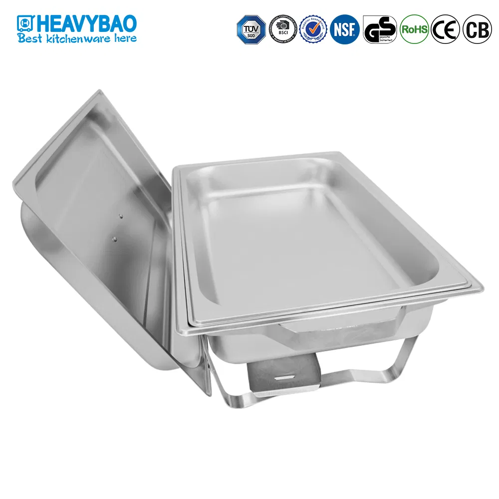Heavybao Stainless Steel Food Warmer Dish/Buffet Chafing Warming Dish/Restaurant Chafing Dish