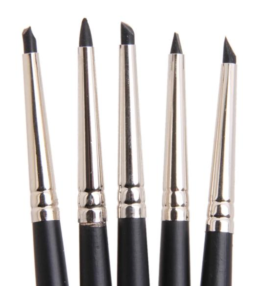 Dental Lab Ceramic Porcelain Brush Pen Plastic Material Silicone Brush Pen