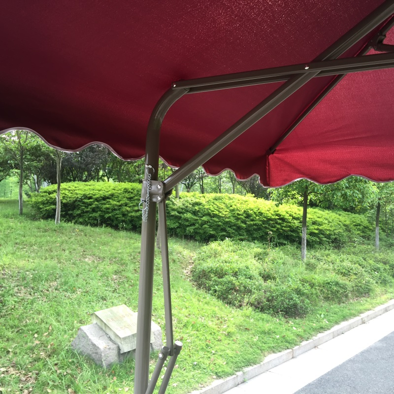 Зонт садовый Patio Design 2.2x2.2м, цвет бордовый