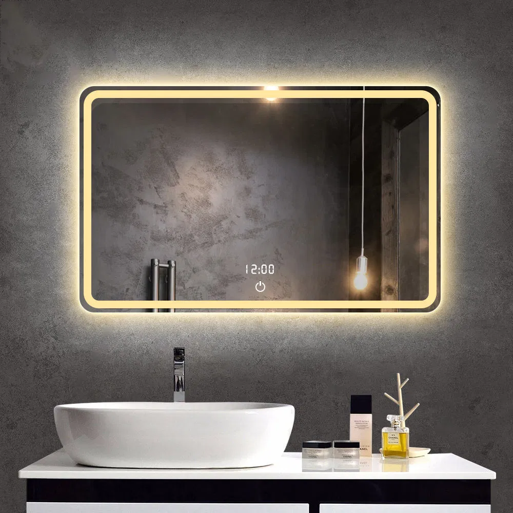 Greenfrom Bathroom Backlit Mirror Large LED Wall Mirror High Class Hotel Mirror