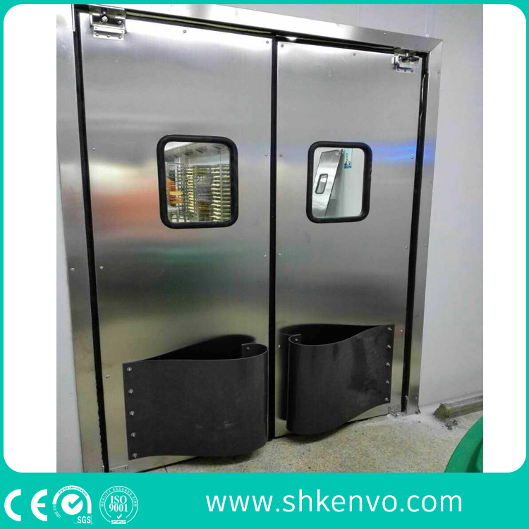 Double Acting Swinging Aactive Thermal Insulated Stainless Steel Metal or ABS Impact Traffic Door for Food Factory or Cold Rooms or Restaurant