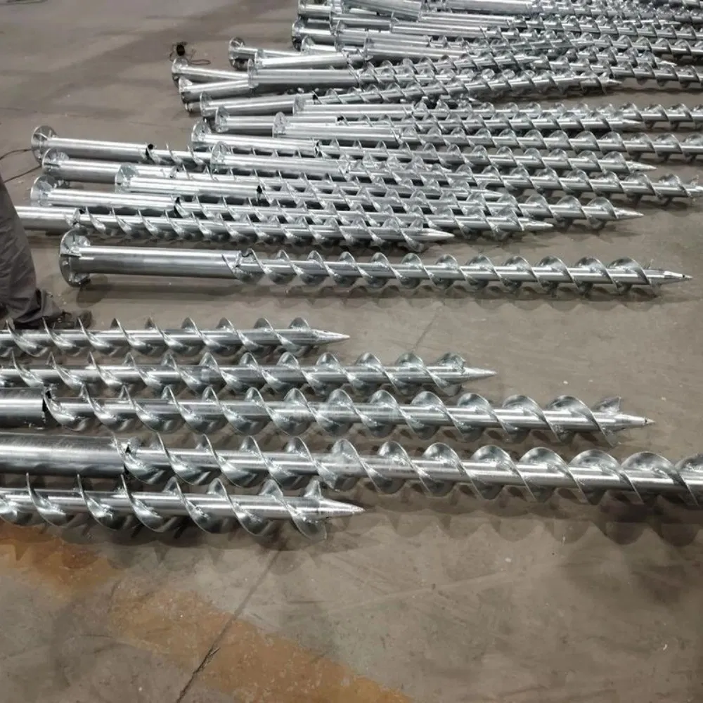 Винтовые сваи Q235B Q355 с горячим цинкованием