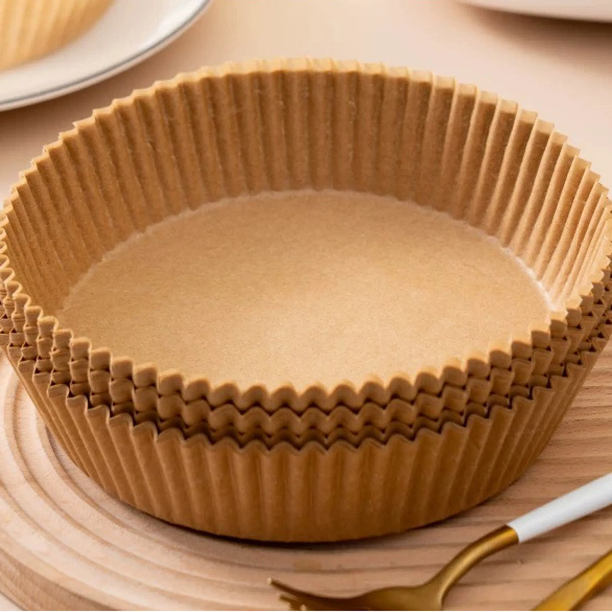 Premium Rectangular Air Fryer Parchment Paper Liners for Easy Cleanup