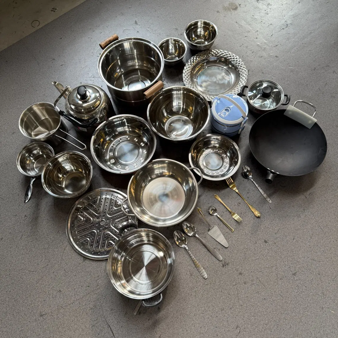 Ustensiles De Cuisine Inox Set De Casseroles Wholesale Stainless Steel Kitchenware