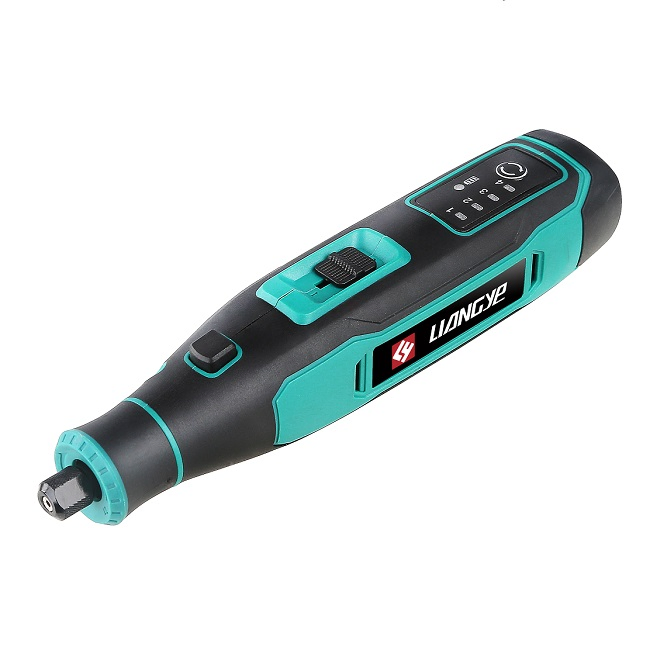 Liangye 4V Battery Power Tools Cordless Electric Mini Rotary Grinding Tool Set