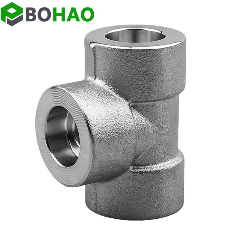 Factory Wholesale Stainless Steel Pipe Fittings High Pressure 3'' Socket Weld Tee
