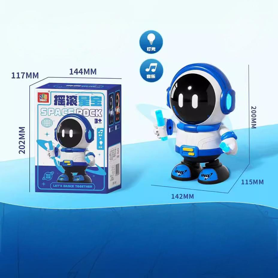 Kids' Electric Lights Music Dancing Spaceman Dancing Robot Toys