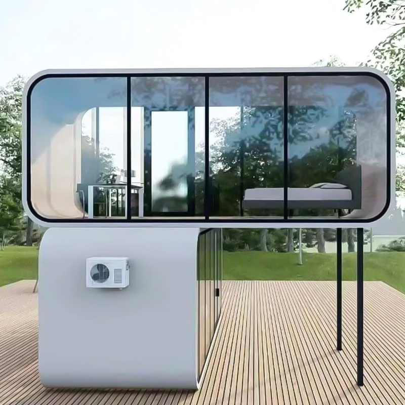 Prefabricated Tiny House Apple Cabin with Customizable Interiors Mobile Suite