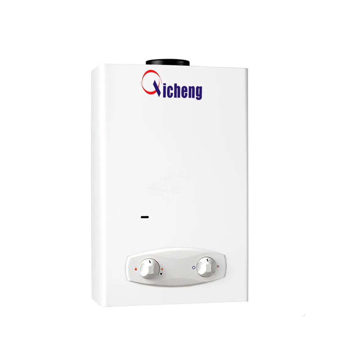 Flue Type Battery Starting Gas Water Heaters White Coated Panel 5.5L
