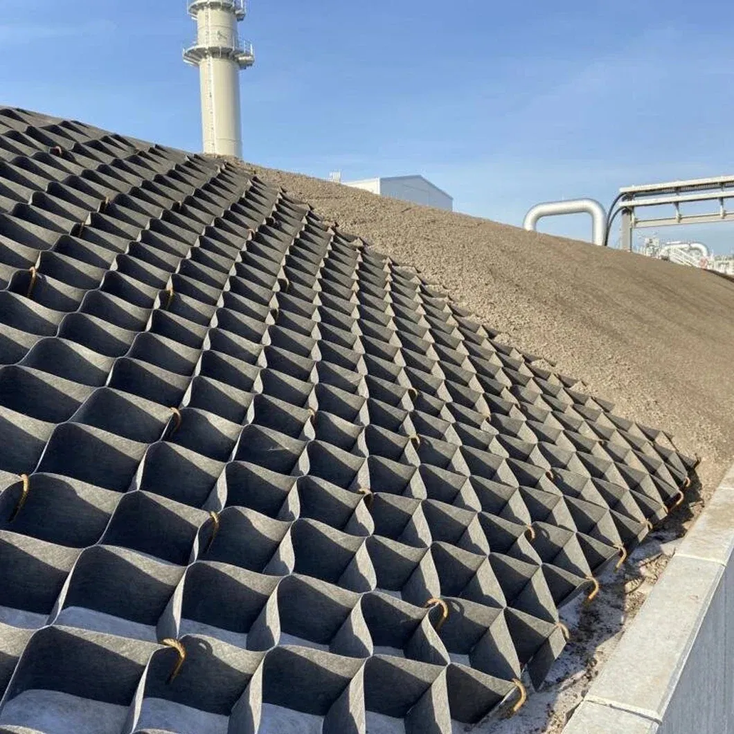 Honeycomb Geogrid Slope Protection Cellular Reinforcement for Greening HDPE Geocell