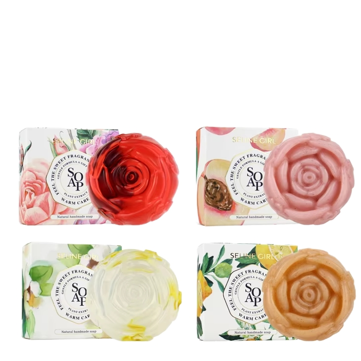 Seline Girl 80g Chinese Color Box Orange Blossom Essential Oil Soap