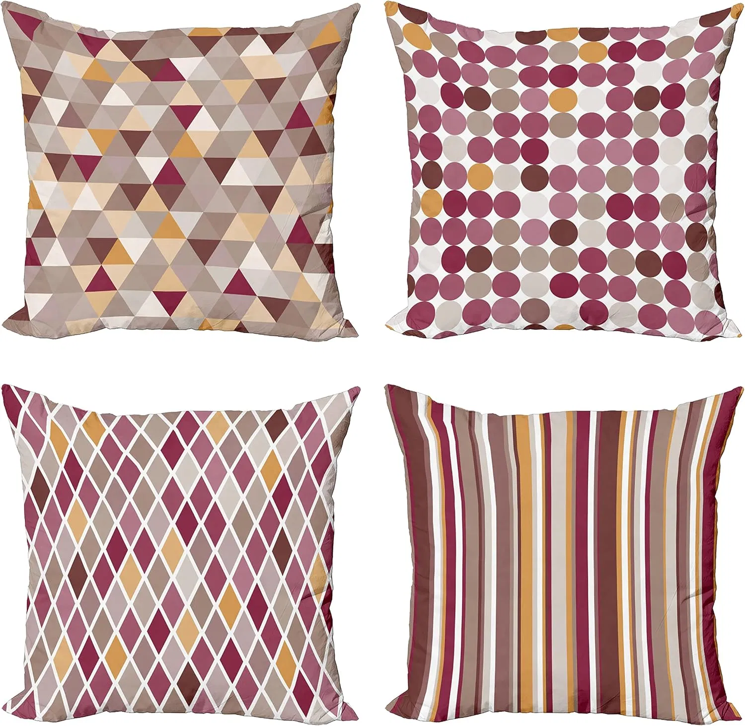 Stylish Geometric Celebrity Pattern Cushion Cover for Home Decor