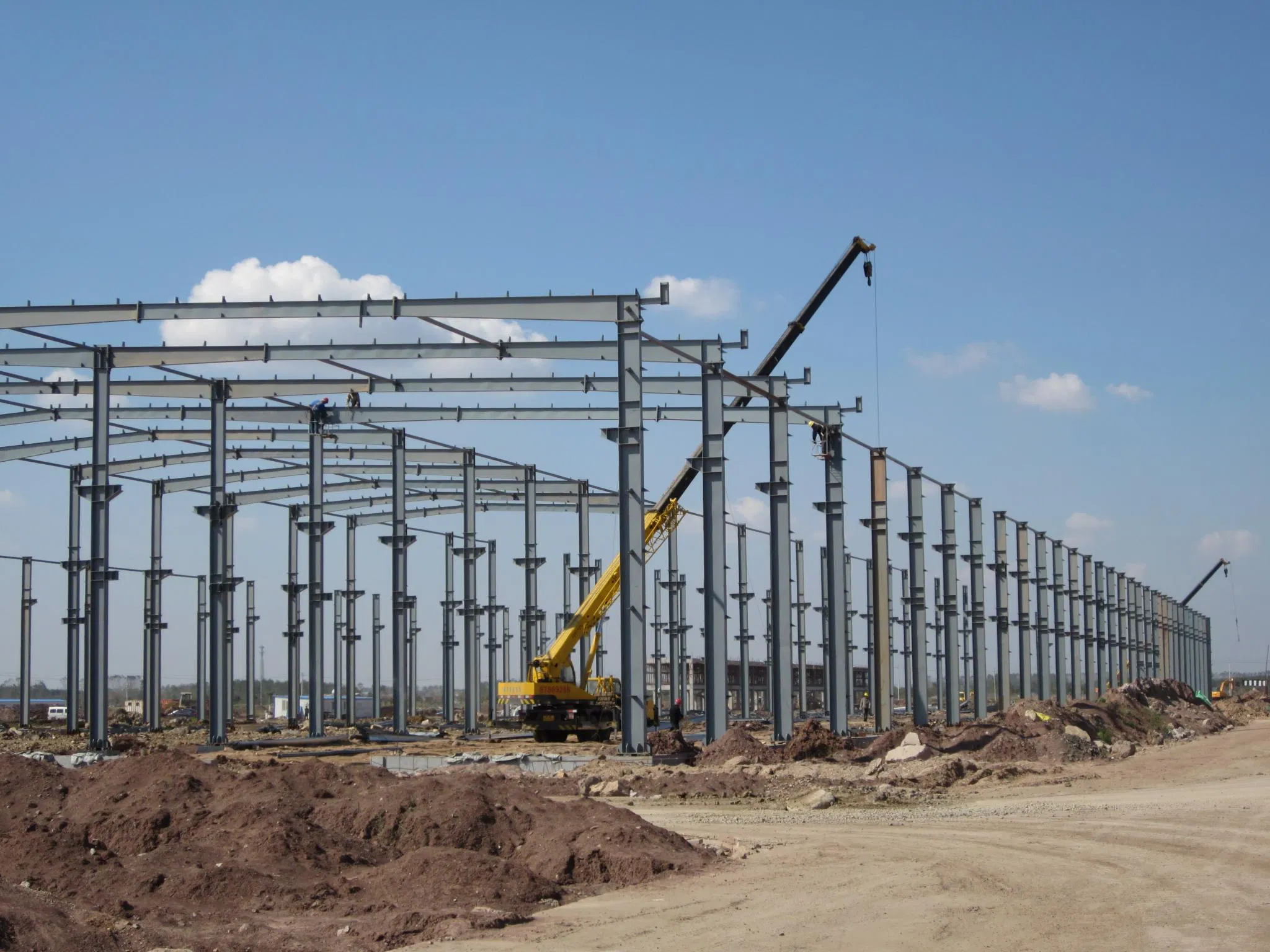 Prefabricated Light Steel Structure Commercial Building Shop