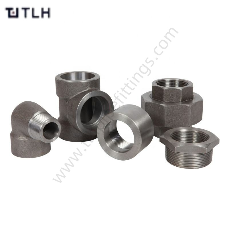 Class 3000 NPT Threaded Pipe Tee ASTM A182 F91 ASME B16.11