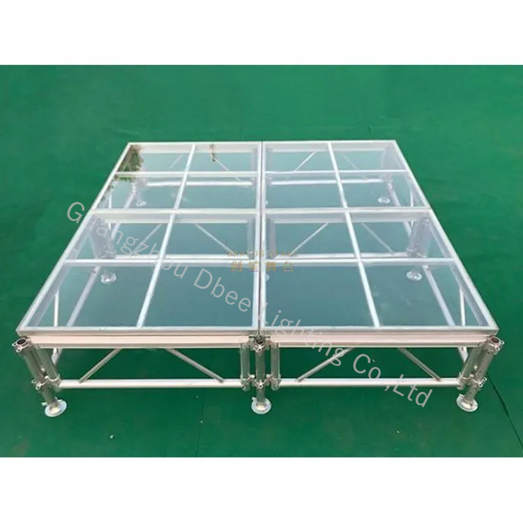 Customized Stage Podium, Glass Stage, Plywood Stage Floor for Big Show/Concert
