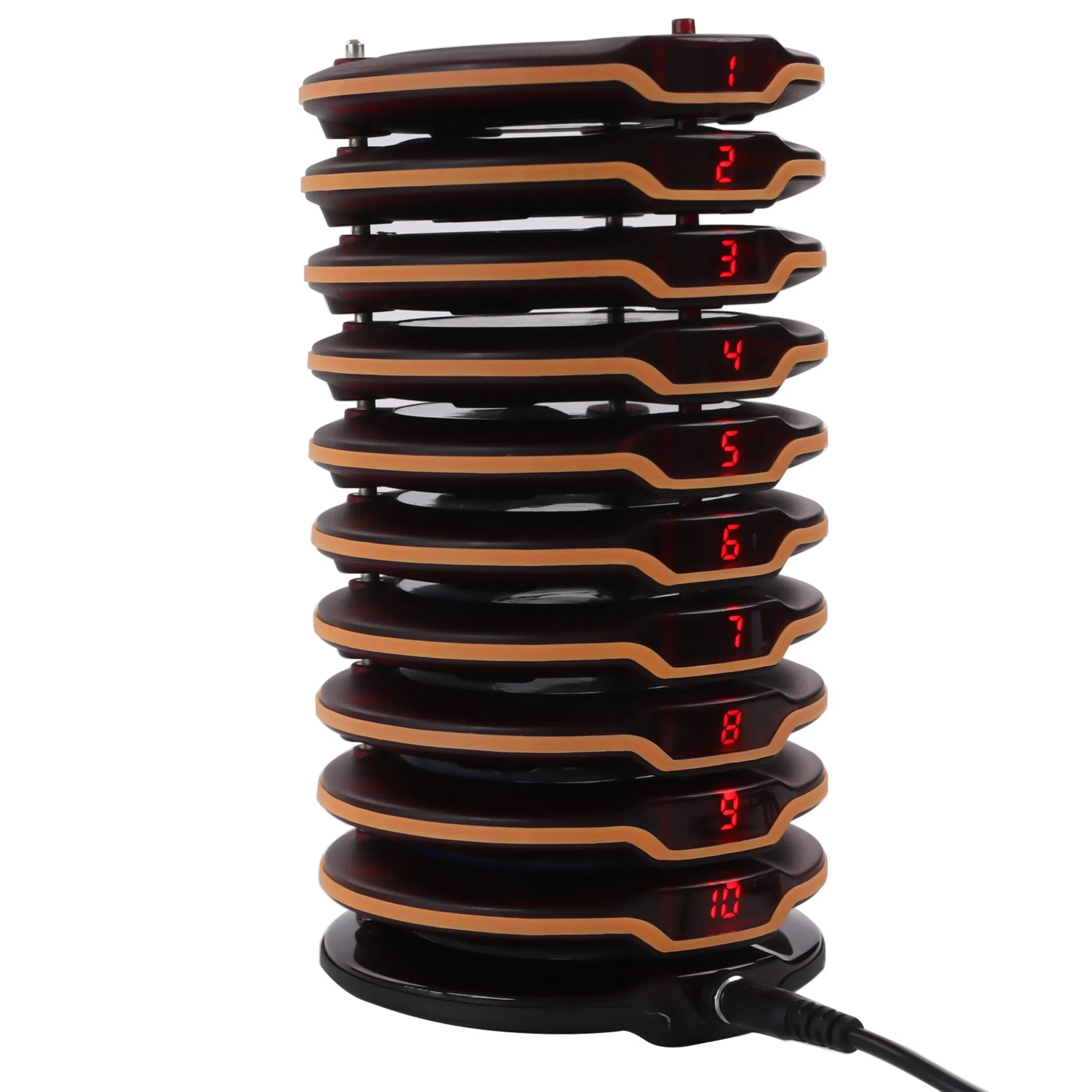 Wireless Restaurant Pager System Coaster Pager Calling System for Food Truck