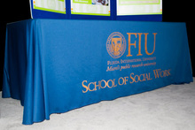 Customized Trade Show Table Cloth Event Tension Tablecloth