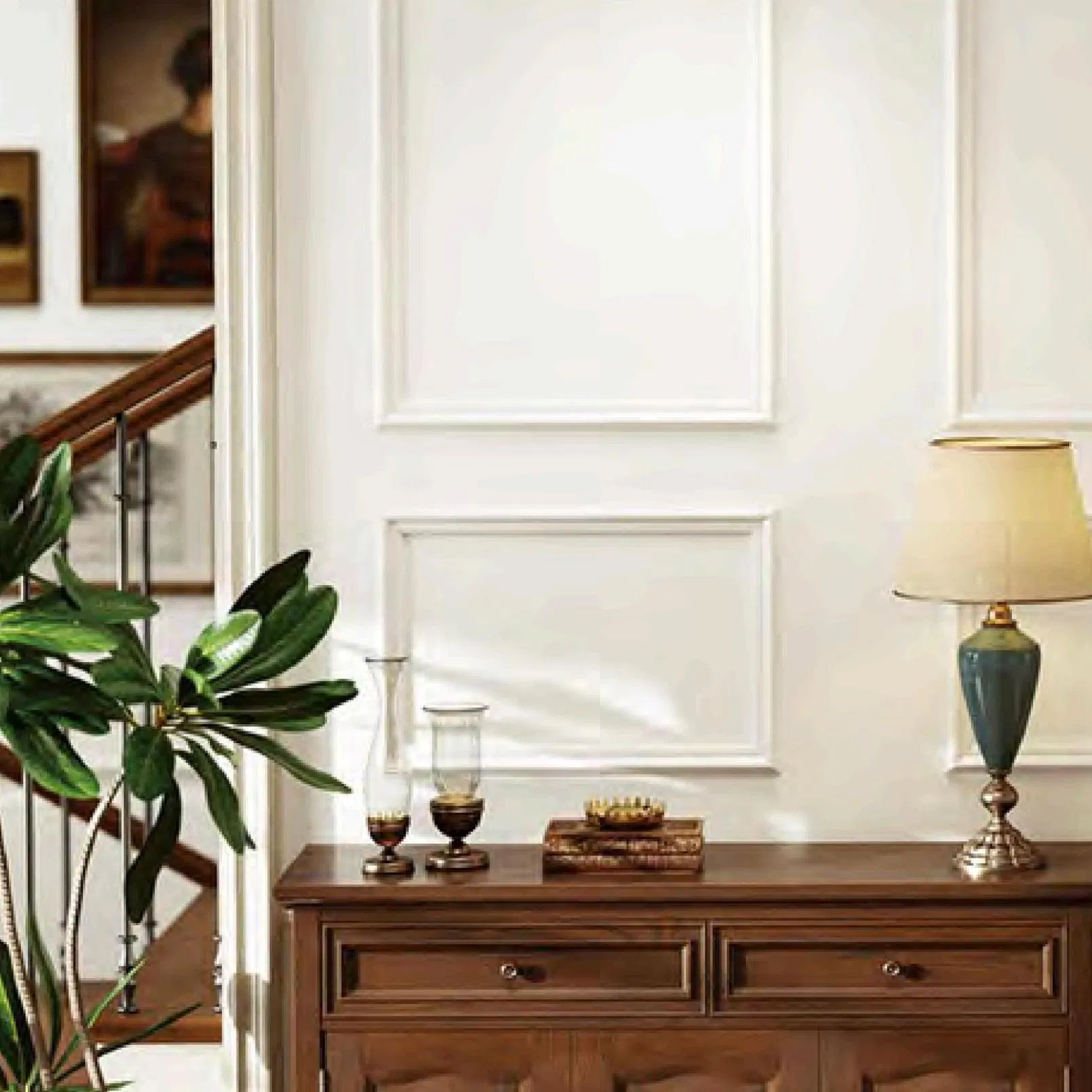 Indoor Luxury Decoration PS Mouldings / PS Wall Panels PS Wall Panel Mouldings