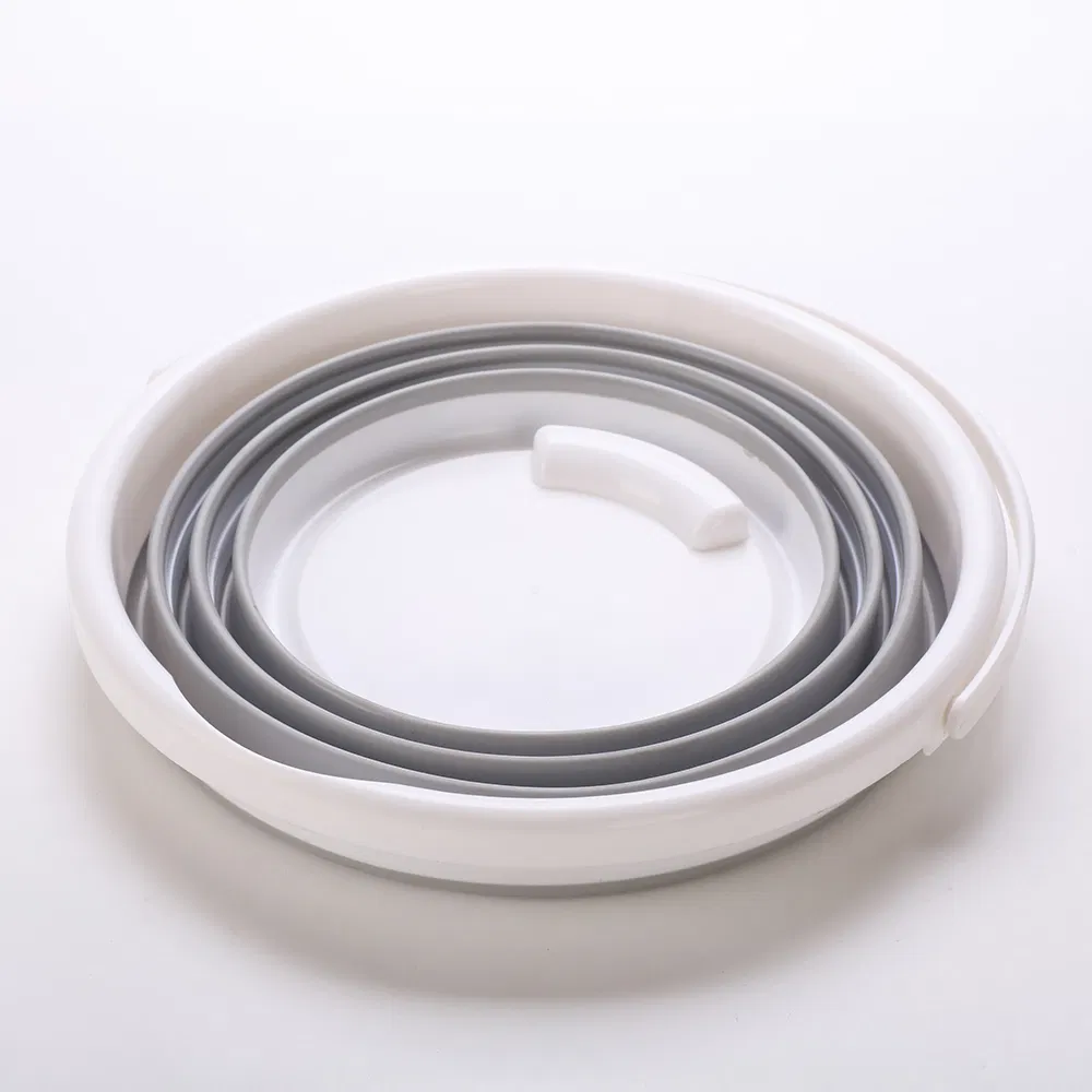 Foldable Plastic Bucket Collapsible Bucket with Handle Gardening Bucket Portable Folding Bucket for Home Use