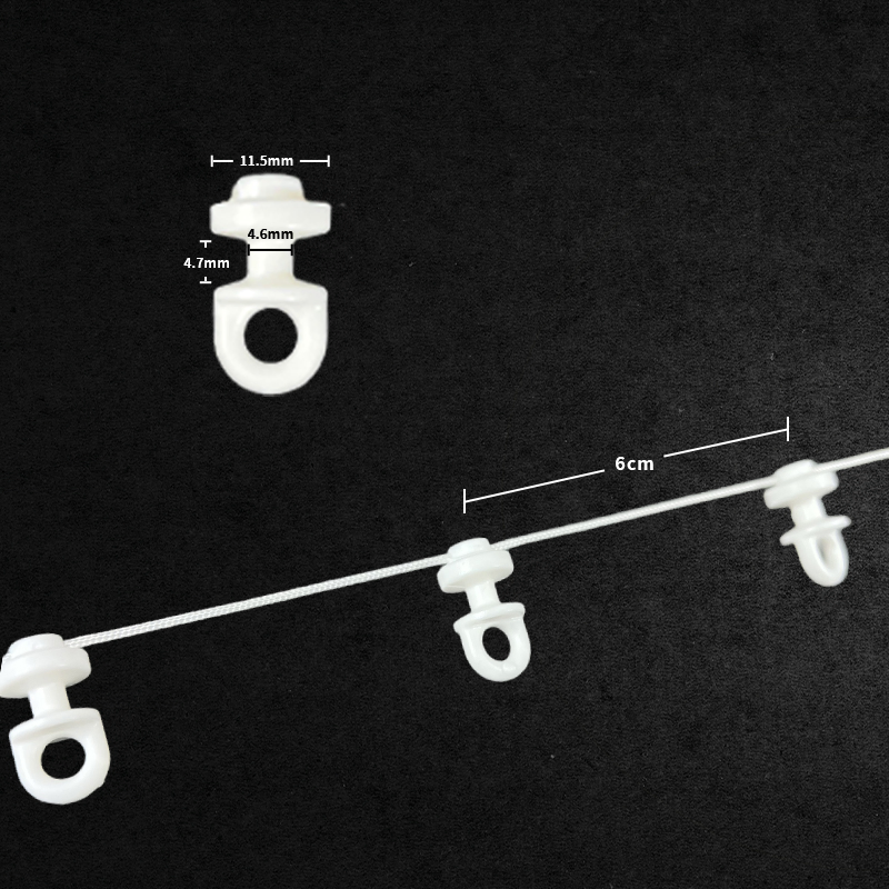 Manufacture Window Curtain Track Accessories S Fold Curtain Runner