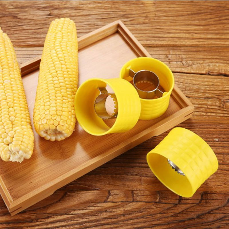 Factory Wholesale Stainless Steel Corn Cobber Tool Quick Peel Hand Corn COB Stripper