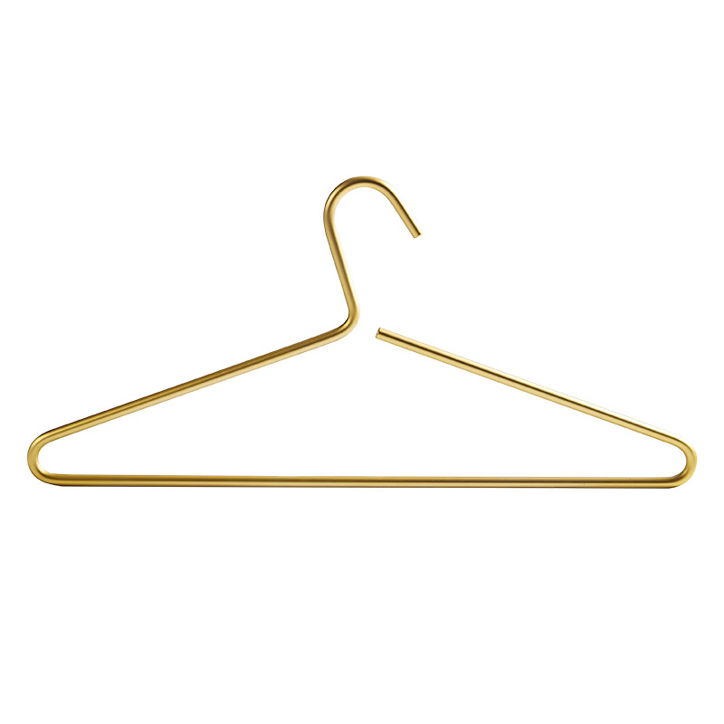 8mm Thickness Solid Bold Aluminum Alloy Clothes Hangers Household Clothes Hanger Metal Wardrobe Clothes Drying Rack