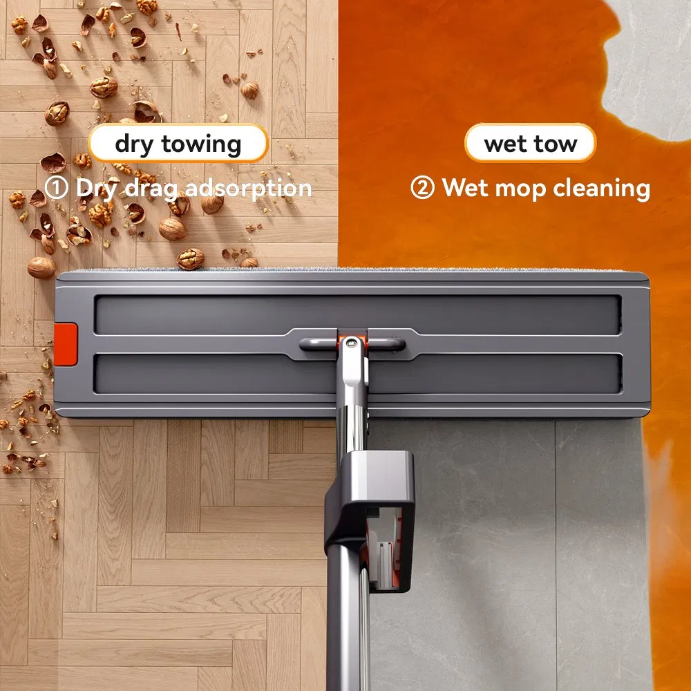 Stainless Steel Telescopic Mop for Home Floor Cleaning