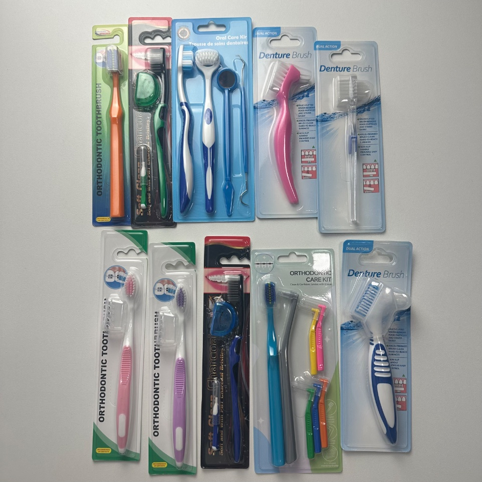 Denture Brush Denture Toothbrushes Double Sided Toothbrush
