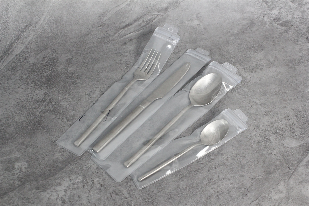 Wholesale Outdoor Tableware Dinner Set Stainless Steel Cutlery
