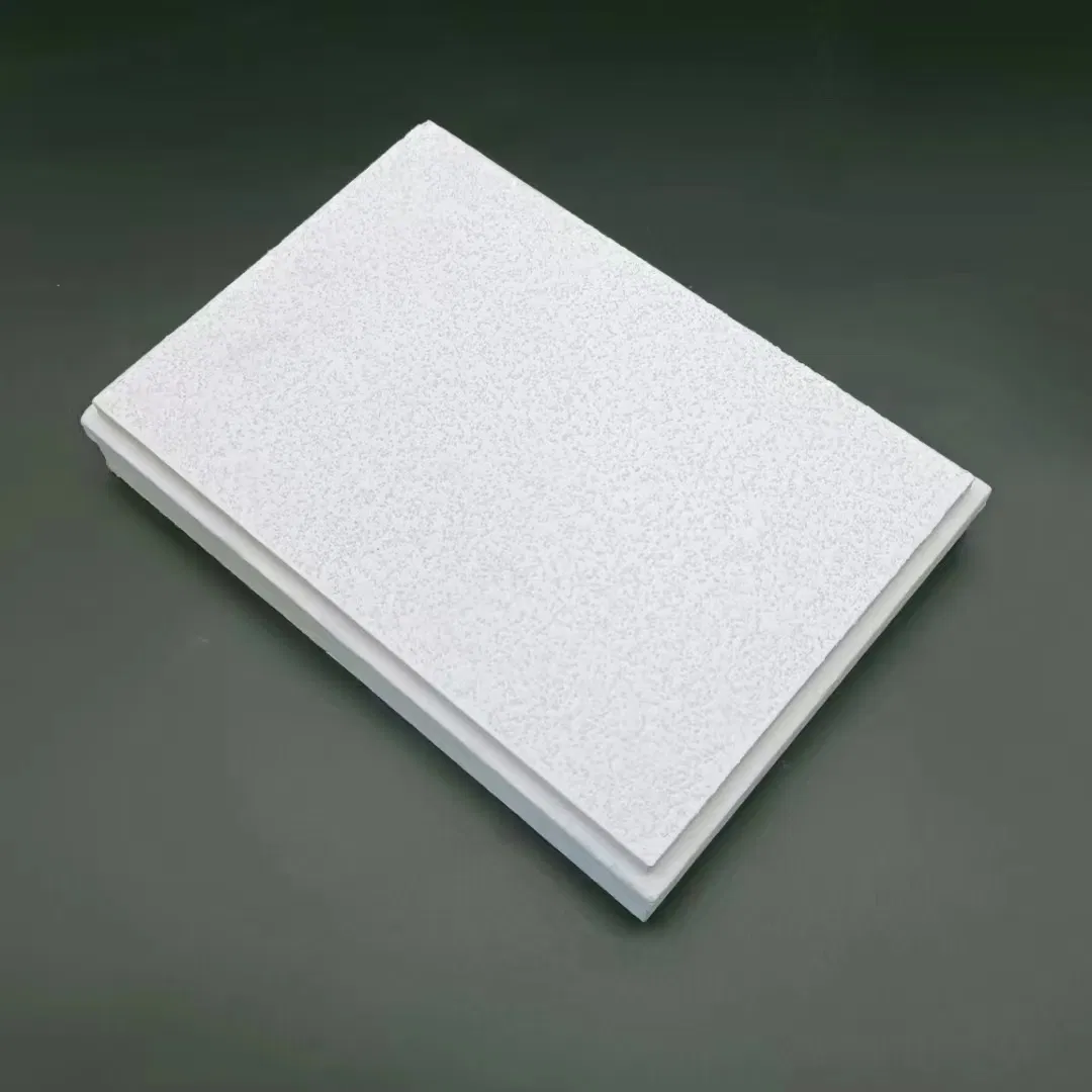Wholesale Soundproofing Ceiling Mineral Fiberglass Ceiling Acoustical Tile Factory Glass Wool Ceiling Panel Like Armstrong Panel