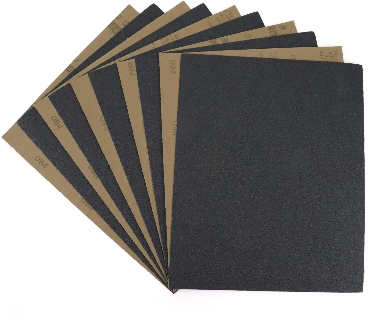 9*11inch Dry Silicon Carbide Sandpaper 60 for Polishing Grinding
