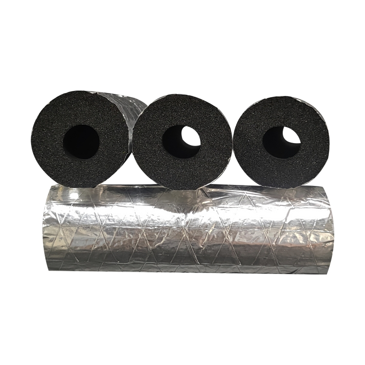 Black Flame Resistant Elastomeric Foam Insulation Pipe Rubber for Cold Storage of Air Conditioners