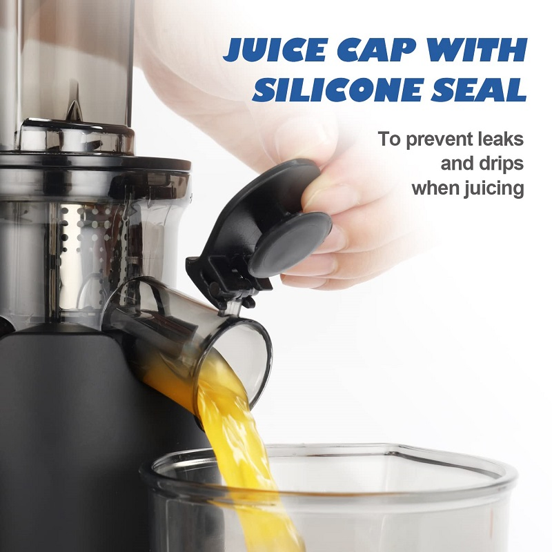 New-Style Home Kitchen Appliance Food Machine Brush and Reverse Function Cold Press Powerful Motor Extractor Masticating Juicer