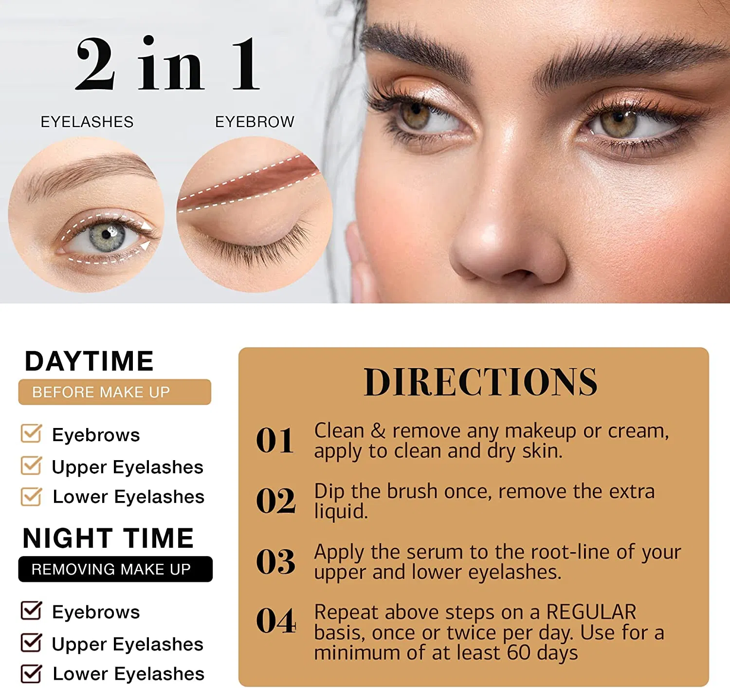 Wholesale Thick Black Curly Eyelashes Eyebrow Natural Mascara