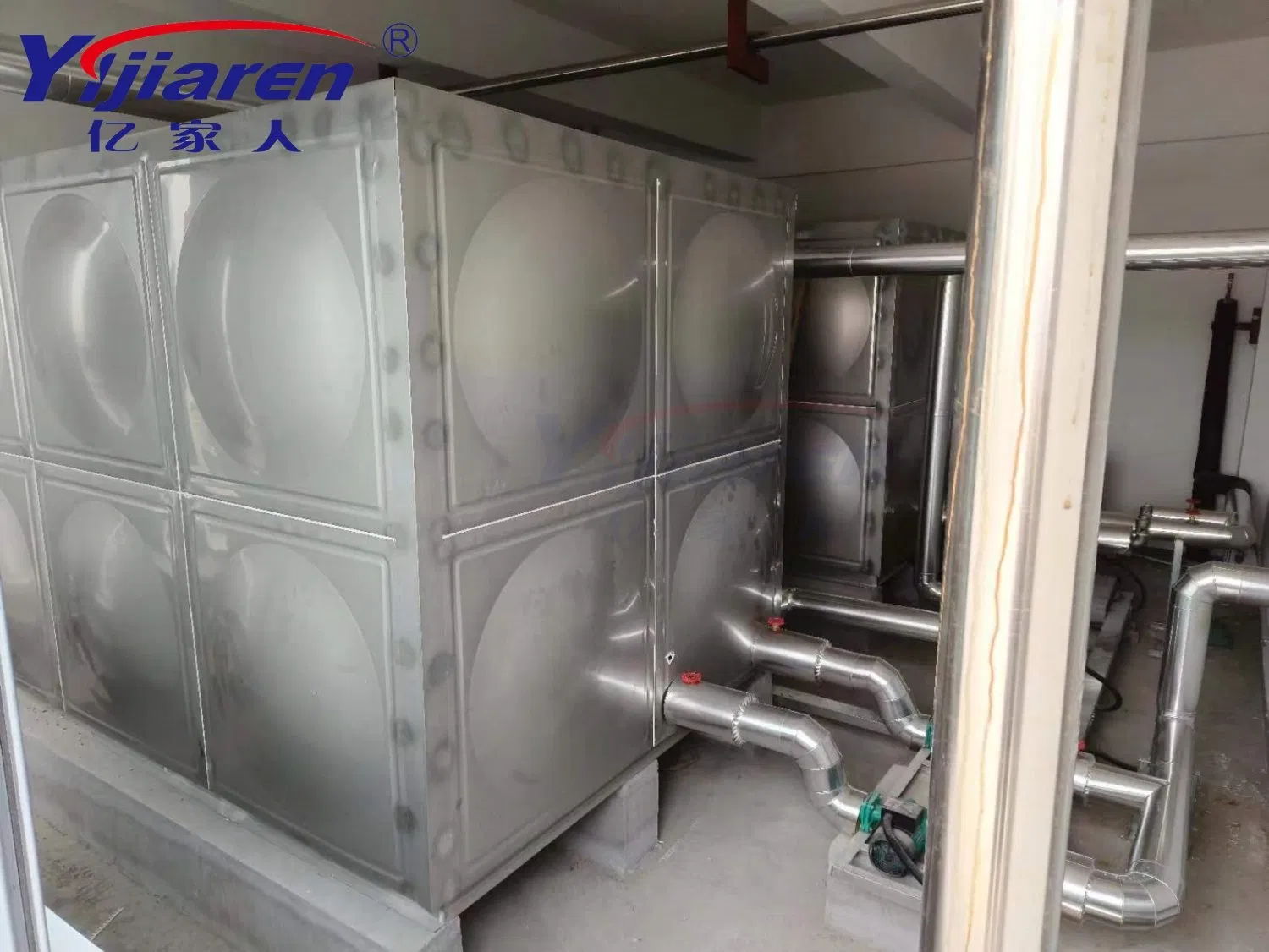 Солнечный водонагреватель на 50 вакуумных труб для проектов