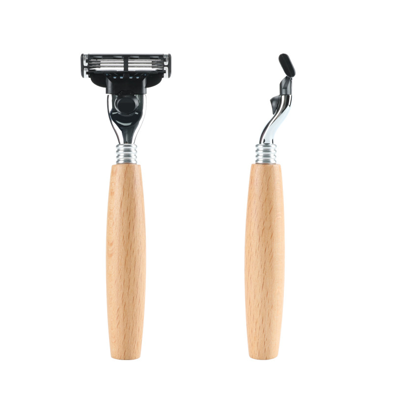 Hotel Home Travel Eco-Friendly Bamboo Shaving Razor with Two-Blade
