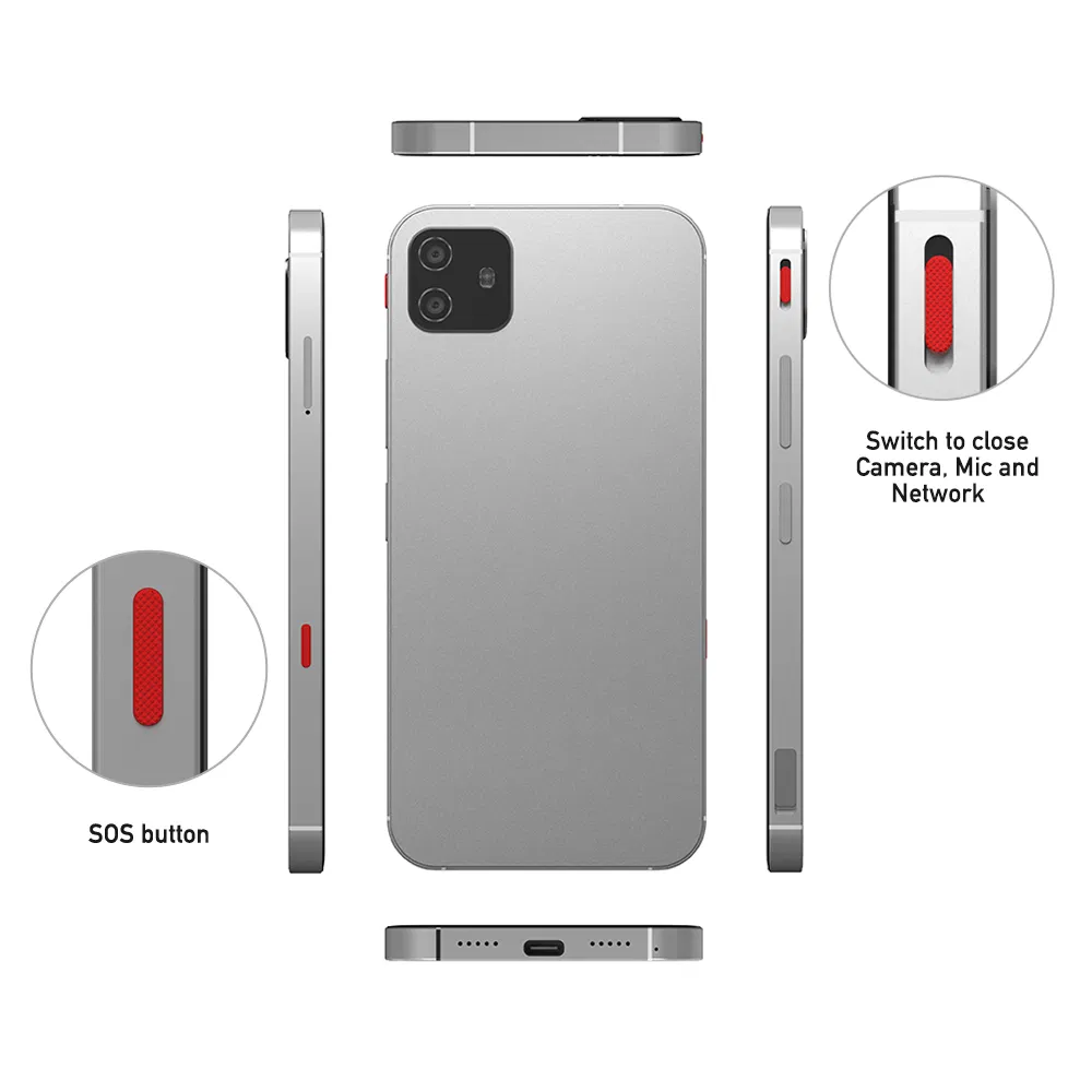 Защищенный смартфон Android 6.5 дюймов, 4G/5G