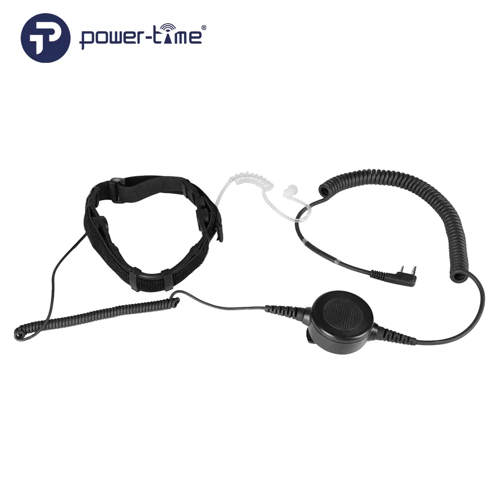 Advanced Tactical Throat Bone Conduction Headset with Noise-Cancelling Speaker