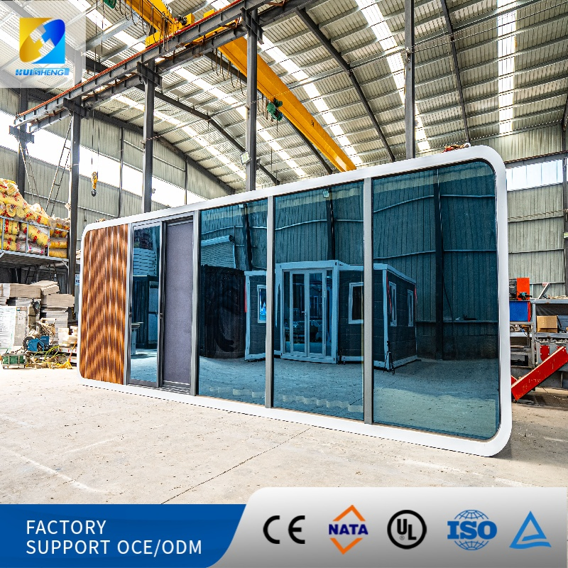 Hot Sale Sound Proof New Style Tiny Space High Strength Modular Prefabricated Mini Movable Capsule Modern Apple Cabin