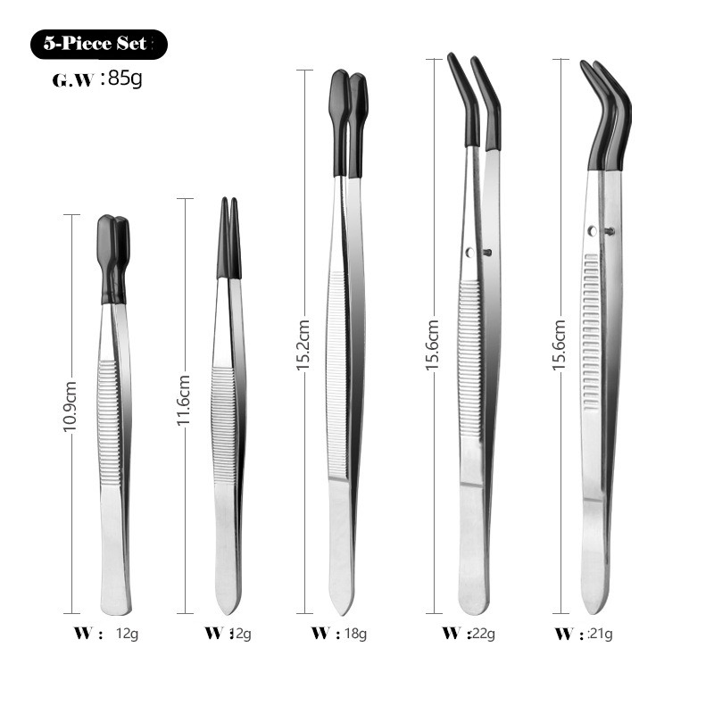High-End Stainless Steel Eyelash Lash Extension Beauty Hobby Philatelic Stamp Collecting Tweezers