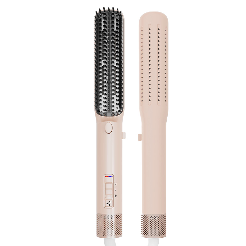 Bidisco Hot Selling Funds High Quality Hair Brush Private Label Flat Iron Electric Comb Auto Shut-off Function